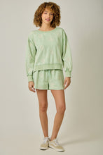 Essential Washed Embroidered Sweatshirt - Assorted Colors