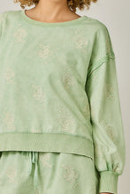 Essential Washed Embroidered Sweatshirt - Assorted Colors