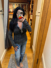 Washed Thermal Henley Top - Assorted Colors