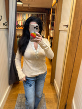 Washed Thermal Henley Top - Assorted Colors