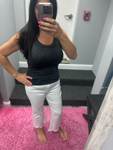 ZENANA 2 WAY NECKLINE WASHED RIBBED CROPPED TANK TOP - ASSORTED COLORS