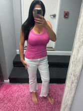 ZENANA 2 WAY NECKLINE WASHED RIBBED CROPPED TANK TOP - ASSORTED COLORS