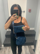 Neoprene Handwoven Wallet w/ Metallic Detailing - Assorted Colors
