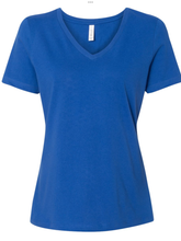 BELLA + CANVAS - Women’s Relaxed Jersey V-Neck Tee - Assorted Colors
