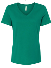 BELLA + CANVAS - Women’s Relaxed Jersey V-Neck Tee - Assorted Colors