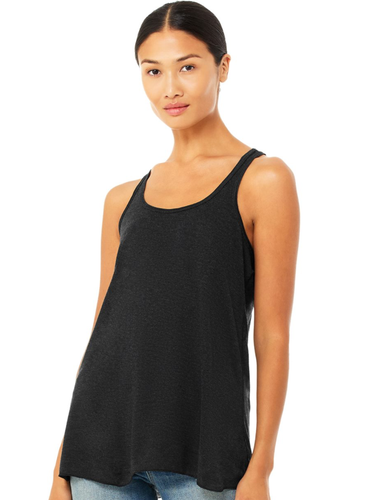 BELLA + CANVAS - Women's Flowy Racerback Tank - Charcoal