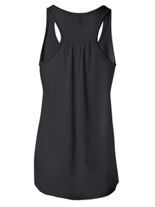 BELLA + CANVAS - Women's Flowy Racerback Tank - Charcoal