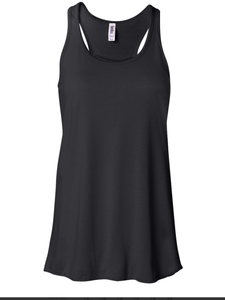 BELLA + CANVAS - Women's Flowy Racerback Tank - Charcoal