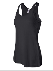 BELLA + CANVAS - Women's Flowy Racerback Tank - Black Heather
