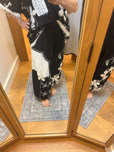 POL black pants, relaxed fit in rib with patch detail pointed solid pattern.