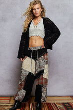 POL Relaxed Fit Open Cardigan In Chenille - Almond or Black