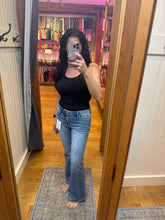 Hidden Medium Wash Clean Stretch Mid Rise Bootcut
