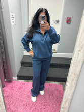 MODAL POLY SPAN QUARTER ZIP FUNNEL NECK PULLOVER - ASSORTED COLORS
