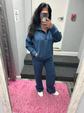 MODAL POLY SPAN QUARTER ZIP FUNNEL NECK PULLOVER - ASSORTED COLORS