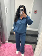MODAL POLY SPAN QUARTER ZIP FUNNEL NECK PULLOVER - ASSORTED COLORS