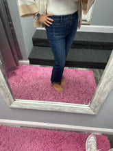Hidden Happi High Waist Flare wih Chewed Hem