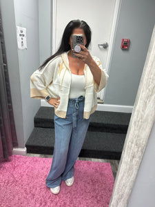 OAT NEW YORK BELTED HIGH RISE WIDE LEG