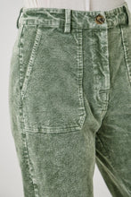Mystree Washed Corduroy Trousers - Washed Green or Washed Black