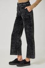 Mystree Washed Corduroy Trousers - Washed Green or Washed Black