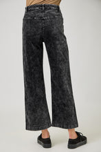 Mystree Washed Corduroy Trousers - Washed Green or Washed Black