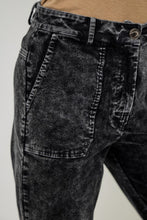 Mystree Washed Corduroy Trousers - Washed Green or Washed Black