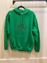 Green Hooded Sweatshirt with Bling
