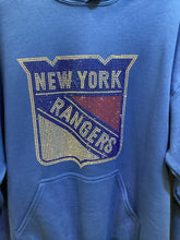 Royal Blue Hooded Sweatshirt with Bling