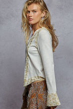 POL V-neck long sleeve regular fit top in rib - Assorted Colors
