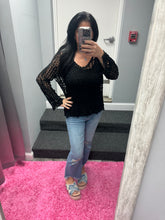 EVERYDAY CROCHET TOP - BLACK, BEIGE and WHITE