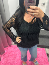 EVERYDAY CROCHET TOP - BLACK, BEIGE and WHITE