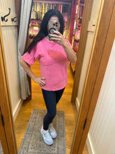 Mineral Washed Knit Top With Pocket - Assorted Colors