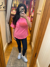 Mineral Washed Knit Top With Pocket - Assorted Colors