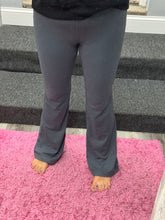 FLARED YOGA PANTS - BLACK OR TITANIUM