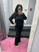 FLARED YOGA PANTS - BLACK OR TITANIUM