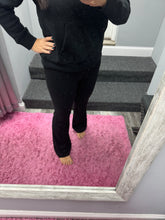 FLARED YOGA PANTS - BLACK OR TITANIUM
