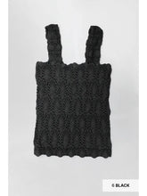 Nikibiki Lace Textured Square Top - Assorted Colors