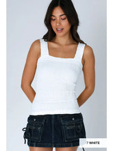 Nikibiki Lace Textured Square Top - Assorted Colors