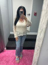 EVERYDAY CROCHET TOP - BLACK, BEIGE and WHITE