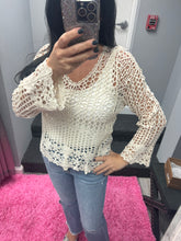 EVERYDAY CROCHET TOP - BLACK, BEIGE and WHITE