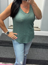 ZENANA V NECK SLEEVELESS CAMI TOP - ASSORTED COLORS
