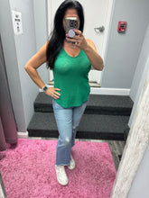 ZENANA V NECK SLEEVELESS CAMI TOP - ASSORTED COLORS