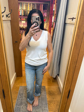 Luxeair Ribbed Relaxed V-Neck Tank Top- Assorted Colors