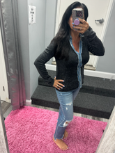 Washed Thermal Button Down Top - Assorted Colors
