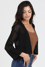 Light Weight Open Knit Cardigan Sweater - Assorted Colors