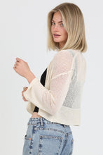 Light Weight Open Knit Cardigan Sweater - Assorted Colors