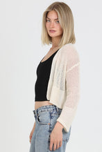 Light Weight Open Knit Cardigan Sweater - Assorted Colors