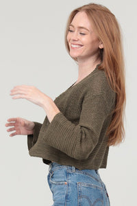 Light Weight Open Knit Cardigan Sweater - Assorted Colors