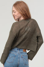 Light Weight Open Knit Cardigan Sweater - Assorted Colors