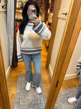 Long Sleeve Crew Neck Sweater - Oatmeal