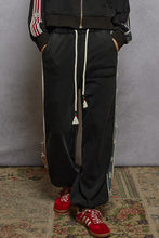 POL bottom in French terry with star patch trim - Vintage Moss or Black